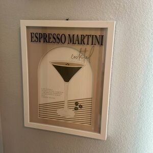 Espresso Martini Cocktail Wall Art
